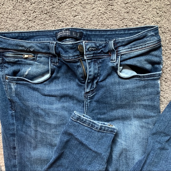 Zara basics low rise ankle jeans - Picture 3 of 6